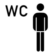 Informatie toilet heren